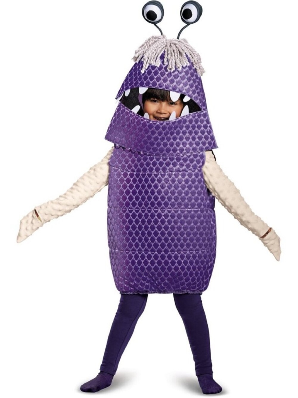 Disney Pixar Monsters Inc Boo Deluxe Toddler Purple Costume S 2T NEW
